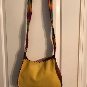 Colorful "hippie" purse